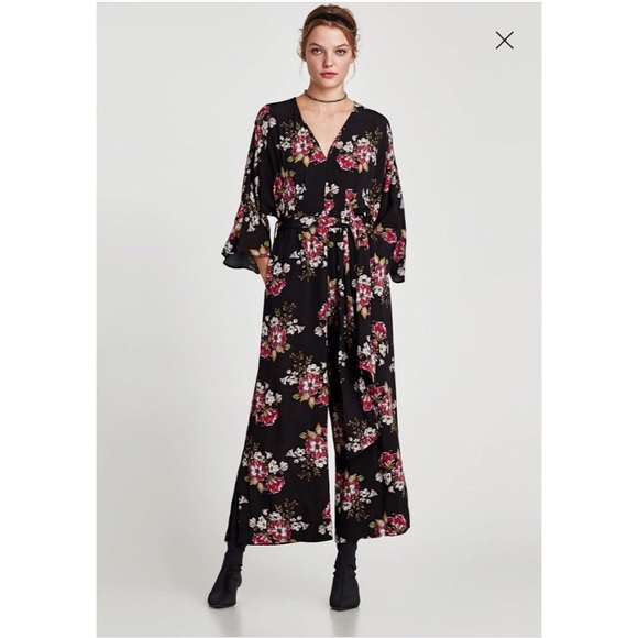 floral jumper zara